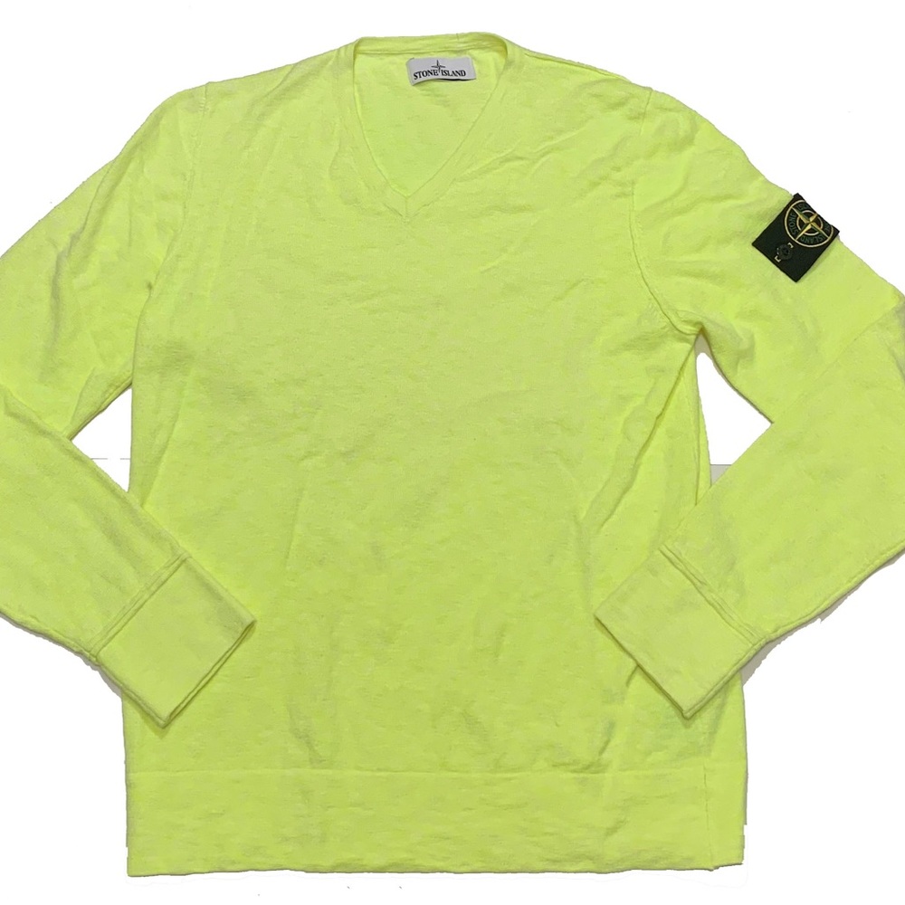 M / Stone Island V Neck Sweater